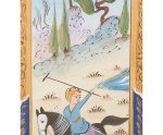 Decorative Painting Khatam Frame | Hand Painting Miniature | HM6103 - Image 2