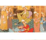 Decorative Painting Khatam Frame | Hand Painting Miniature | HM6101 - Image 2