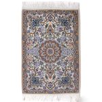 Medallion Design Wool & Cotton Naein Persian Rug - RN5004