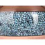 Turquoise Inlaying (FiroozehKoobi) Sugar/Candy Pot - HTI3001 - Image 2